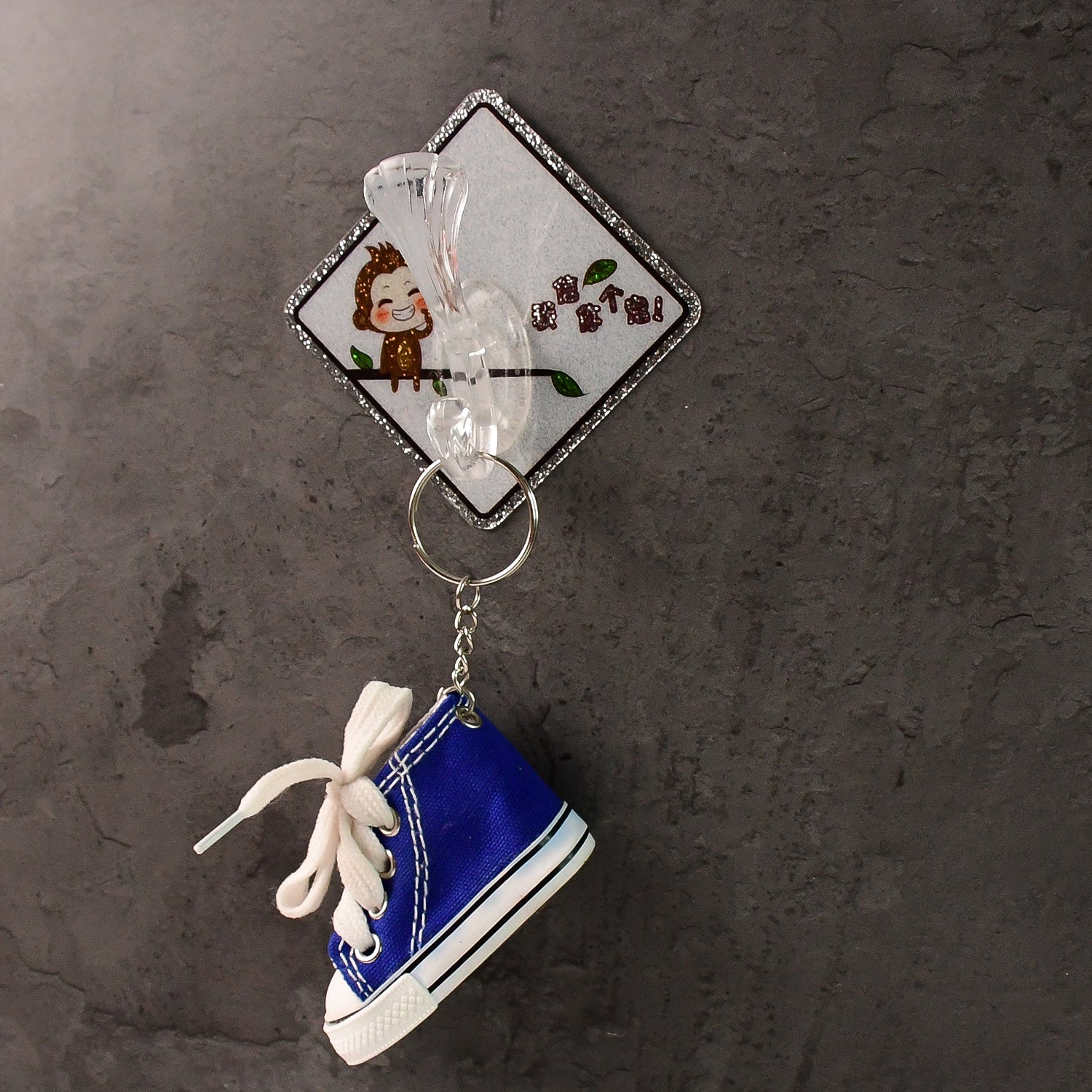 Cute Cartoon Print Transparent Wall Hook with Self-Adhesive Back (1 Pc) Cute Cartoon Print Transparent Wall Hook with Self-Adhesive Back (1 Pc)